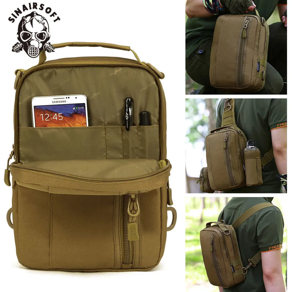 Военный тактический рюкзак SINAIRSOFT Molle нейлоновые рюкзаки через плечо для планшета