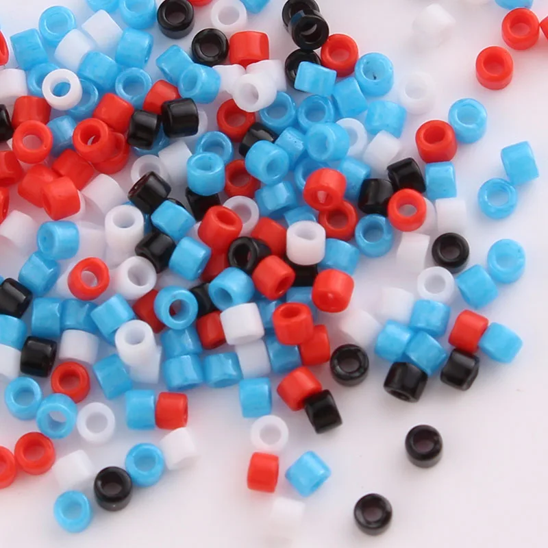 

Taidian Multicolor Miyuki Delica Beads 11/0 For Beaded Flower 1.6x1.3MM 5grams about 1000 pieces