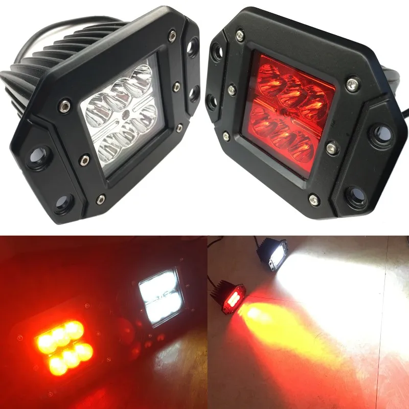 

Universal Led Offroad day light DRL Driving Fog head light Offroad parking light Pickup Truck 4WD SVT ATV 4X4 F150 Backup lamp