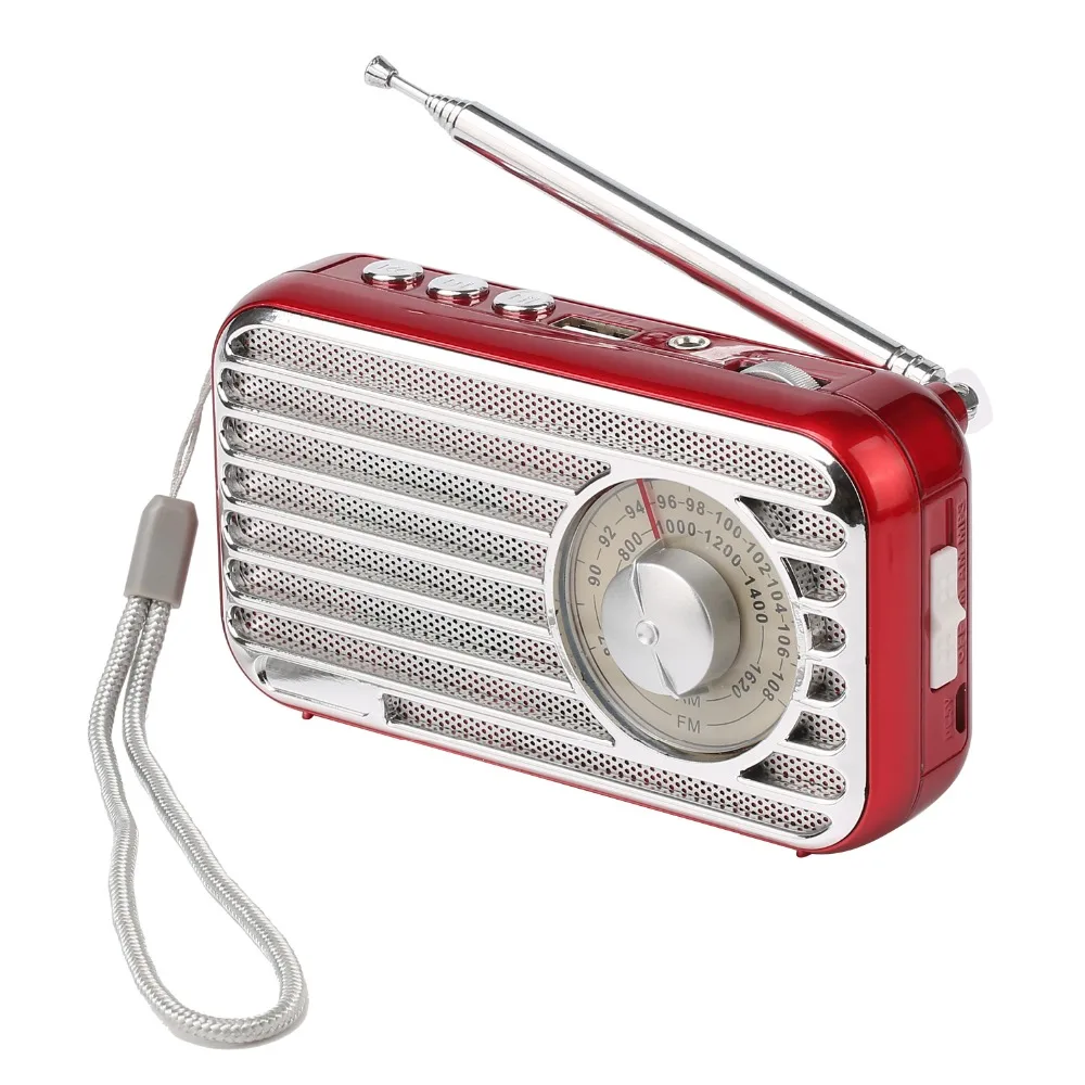 Лидер продаж! Ретро система портативный динамик Bluetooth радио AM/FM стерео звук MP3