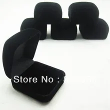 Высокое качество, 20 шт./лот, романтическое свадебное бархатное кольцо, коробка 58x53x34 мм, Ювелирное кольцо и Подарочная коробка