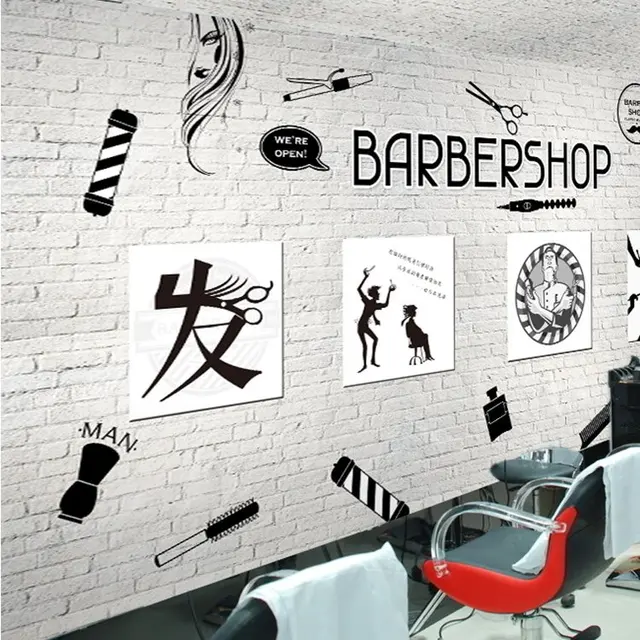 photo wallpaper 3d personalized fashion beauty salon wallpaper wood