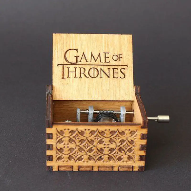 2017 Newest Hand Crank Harry Potter GAME OF THRONES Theme Wooden Music Box Free Gifts Interesting Toys Kid Xmas Gifts