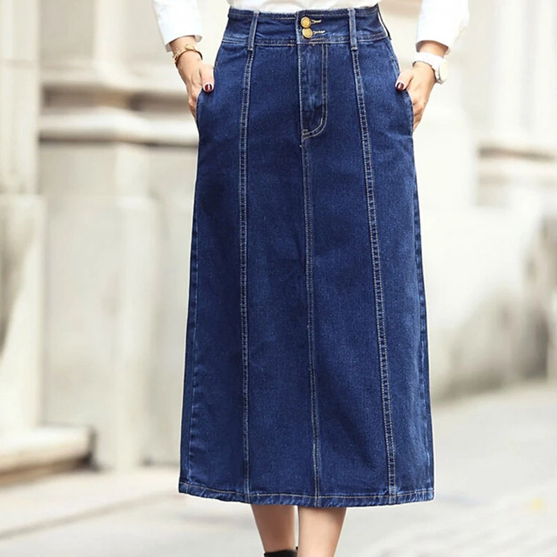 Invierno de mujeres faldas 2016 de la moda denim de alta cintura de jean fresca falda elegante KB850|skirt hippie|skirted tankiniskirt sports - AliExpress