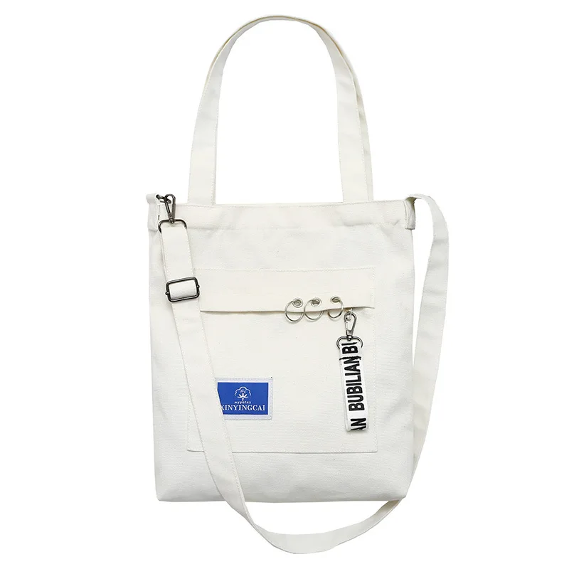 

Women Canvas Tote Ladies Casual Shoulder Bag Foldable Shopping Bags Beach Bag Cotton Cloth Female Handbag Crossbody Bags