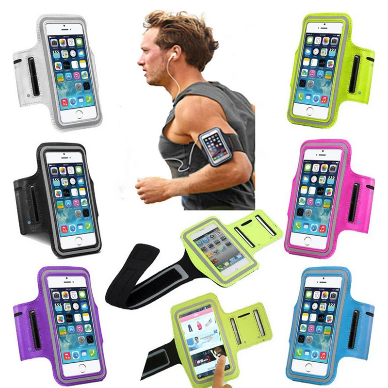Waterproof Sports Running Case Workout Holder Pounch Cell Mobile Phone Arm Bag Band 50pcs/lotin