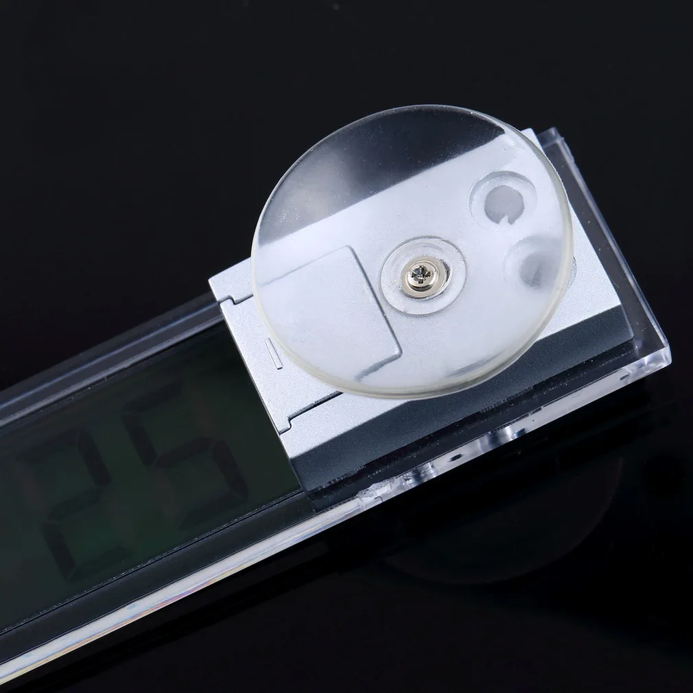 OUTAD 1 шт. Прочные прозрачные электронные часы для автомобиля мини ЖК-дисплей цифровой с присоской Новые горячие поиск