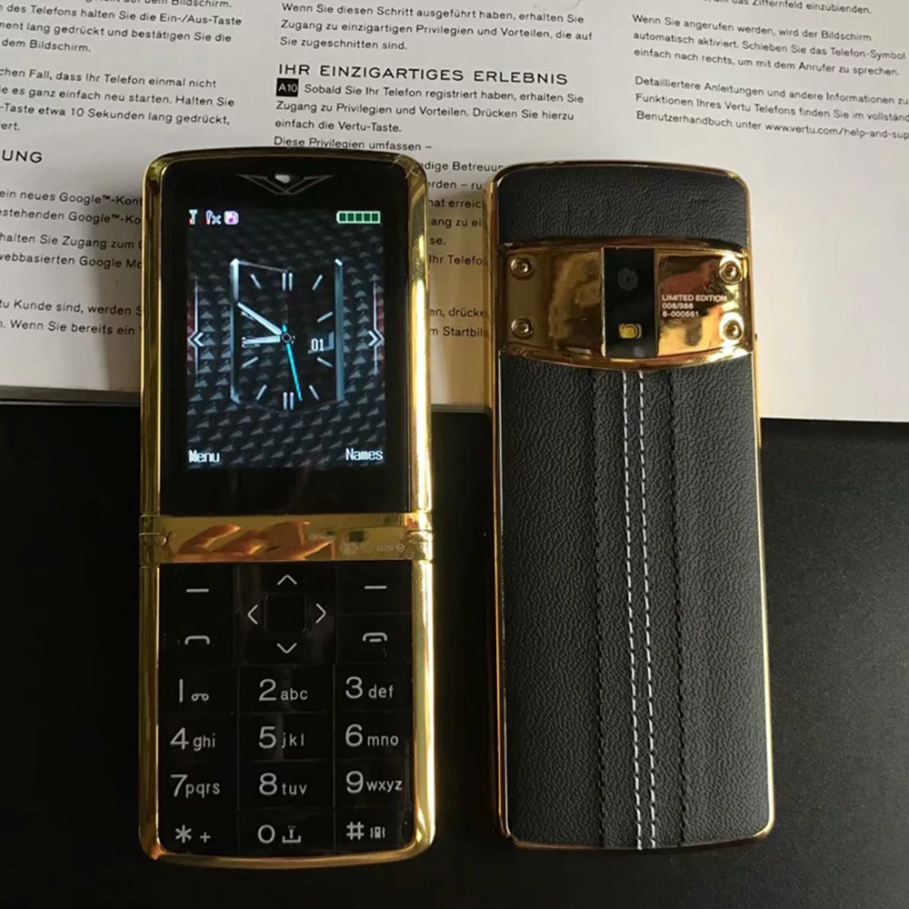 

Unlock Bar Luxury Metal Signature Card Mobile Phone Dual Sim Flashlight Camera Bluetooth IMEI Changable Slim Extra Small Size