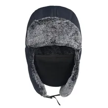 Новая мужская и женская спортивная шапка зимняя плотная, ветронепроницаемая Лыжная Кепка для улицы холодная маска наушники снежные шапки теплая шапка s