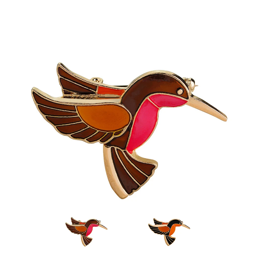 

Cartoon Animal Badge Enamel Pin Birds Brooch Women Lady Classical Fashion Accessories Sweater Decoration Pins