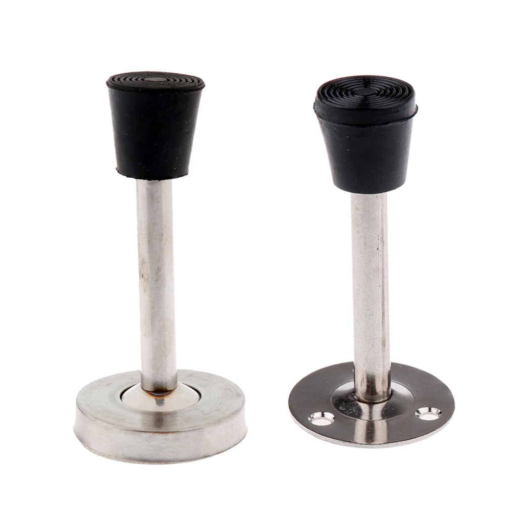 Stainless Steel Doorstop Door Stop Door Holder Catcher Wall Protector