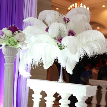 

10pcs 30-35cm Romantic Feathers DIY Accessories Window Wedding Table Home Party Natural Feathers Decoration Flower Arrangement