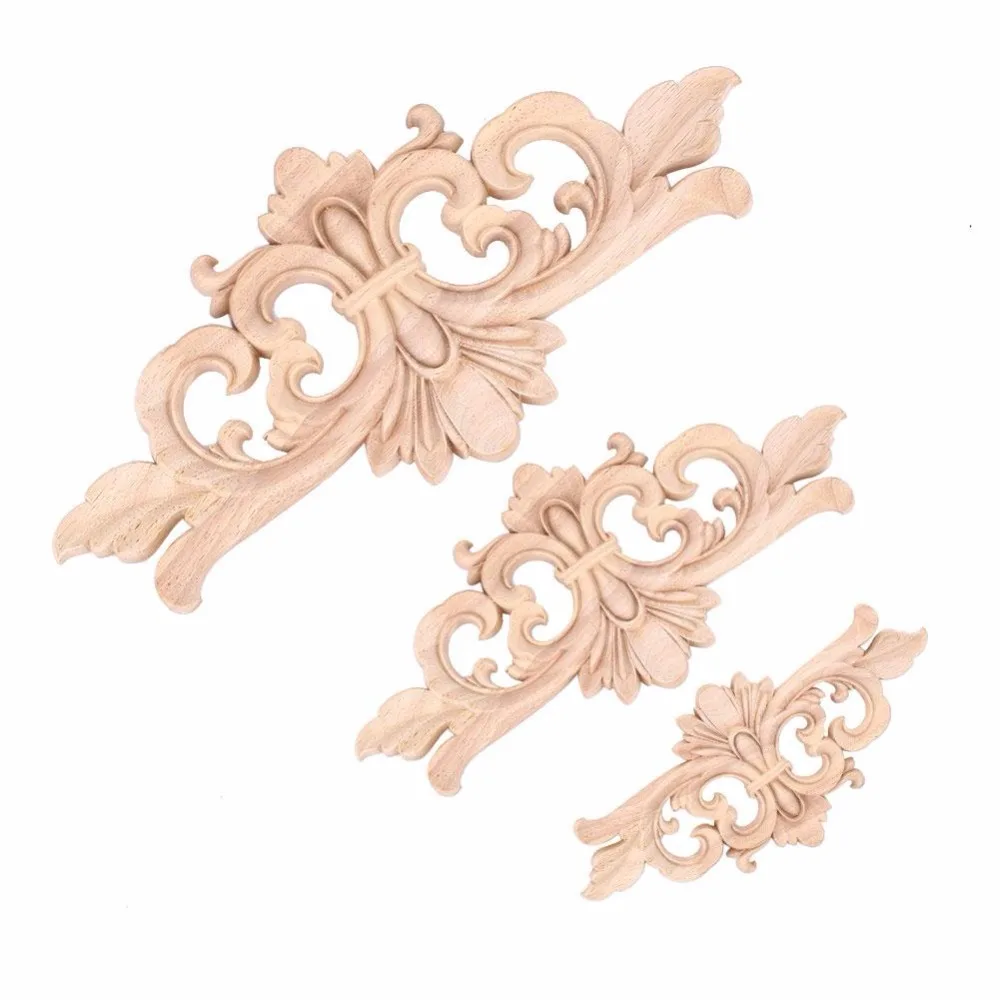 

Vintage Wood Carved Woodcarving Handicraft Decal Art Home Furniture Door