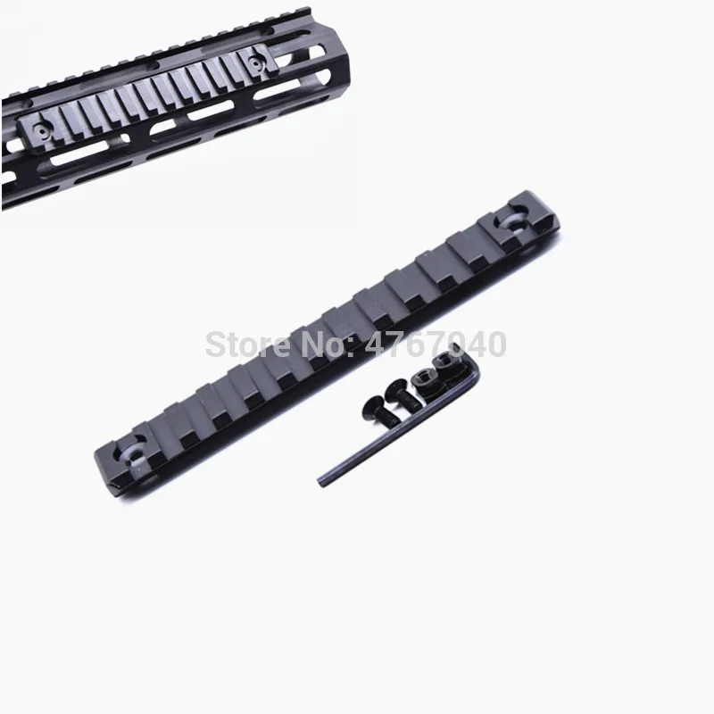 Высокое качество 3 5 9 11 13 слотов MLOK m-lok рельсовая база Handguard раздел ar15 M4 Handguard Алюминиевый Picatinny Weaver для охоты