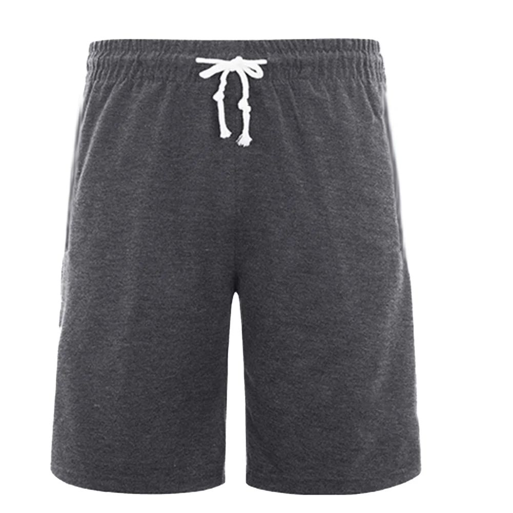 Sports Jogging Men Plus Size Solid Color Drawstring Shorts Fitness Fifth Pants Sports Jogging Men Plus Size Solid Color Drawstring Shorts Fitness Fifth Pants