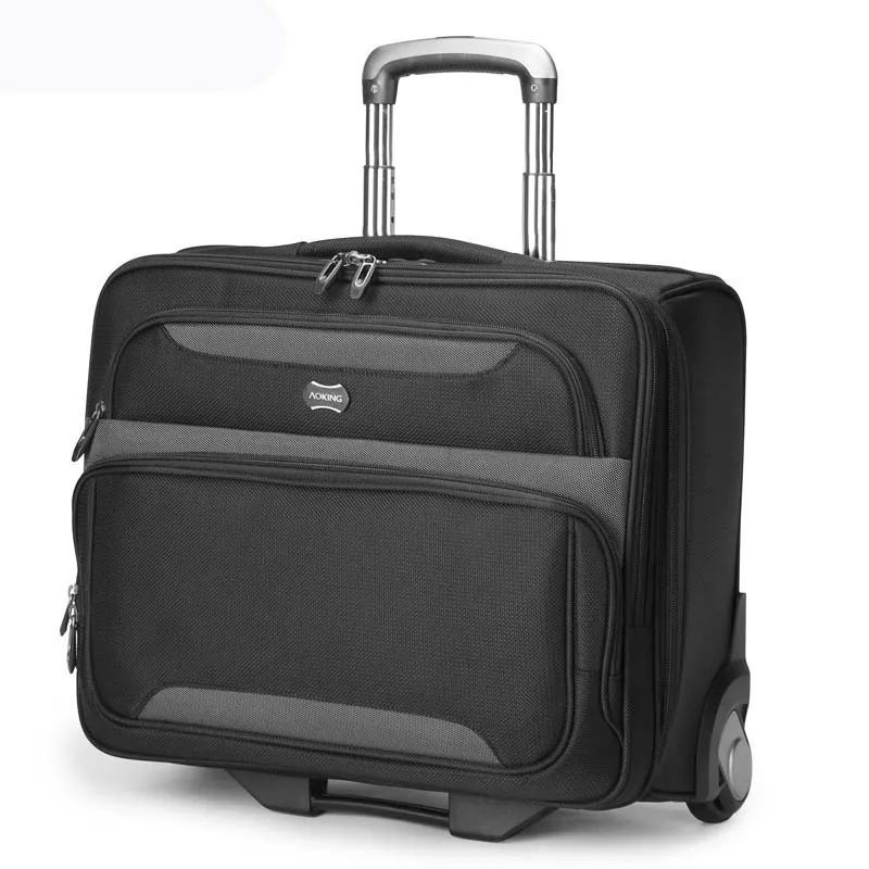 

BeaSumore Multifunction Men Business Rolling Luggage on wheel Computer Trolley carry on Travel Bag Suitcase Wheels Trunk