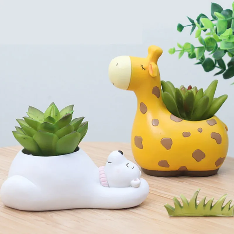 Succulent Plant Pot Animal Flower Planter Flowerpot Create Design
