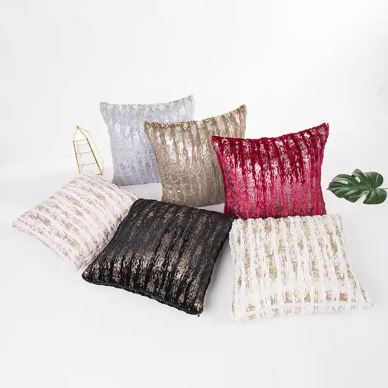 Decorative Cushion Covers Double Sided Crystal Sequin Brush Gold Double Sided Crystal Sequin Brush Gold