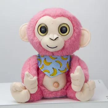 

5 Colors Plush Toy Electricity Record Learning Swing Monkey Doll Simulation Monkey Walkie Talkies Children Gift Dropshiping