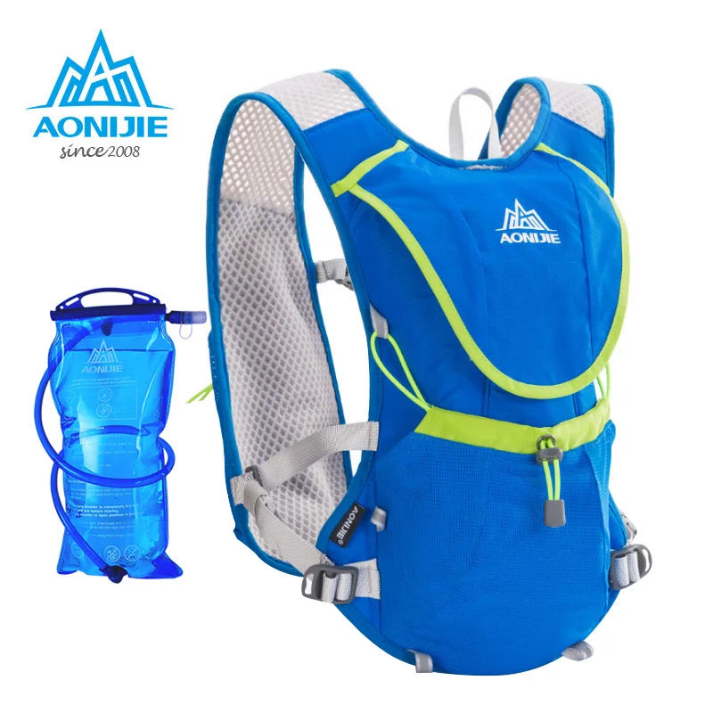 AONIJIE Marathon Cycling Hiking Bag Lightweight Running Backpack Outdoor Sports With Optional 1.5L Hydration Water Bag