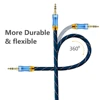 EMK 3.5mm Jack Audio Extension Cable 3.5 Male to Female Audio AUX Cable for Car Headphone MP3/4 Aux ► Photo 3/6