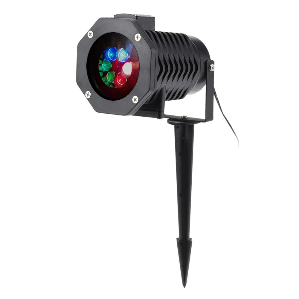 

Tomshine Outdoor Garden Landscape Lawn Garden Projector Spot Light Snowflake Film Lamp with 10PCS Replaceable Pattern Lens Cards