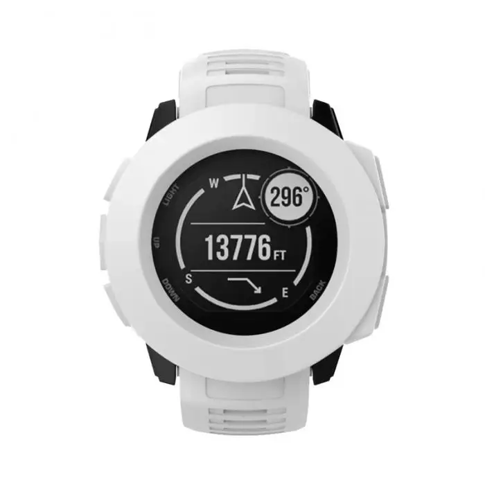 Модный силиконовый чехол для смарт-часов, защитная рамка для Garmin Instinct NK-Shopping