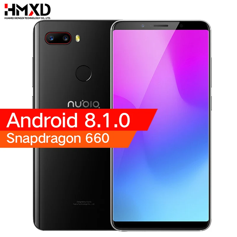 Оригинальный мобильный телефон zte Nubia Z18 mini 6 ГБ 64 Восьмиядерный процессор Snapdragon 660