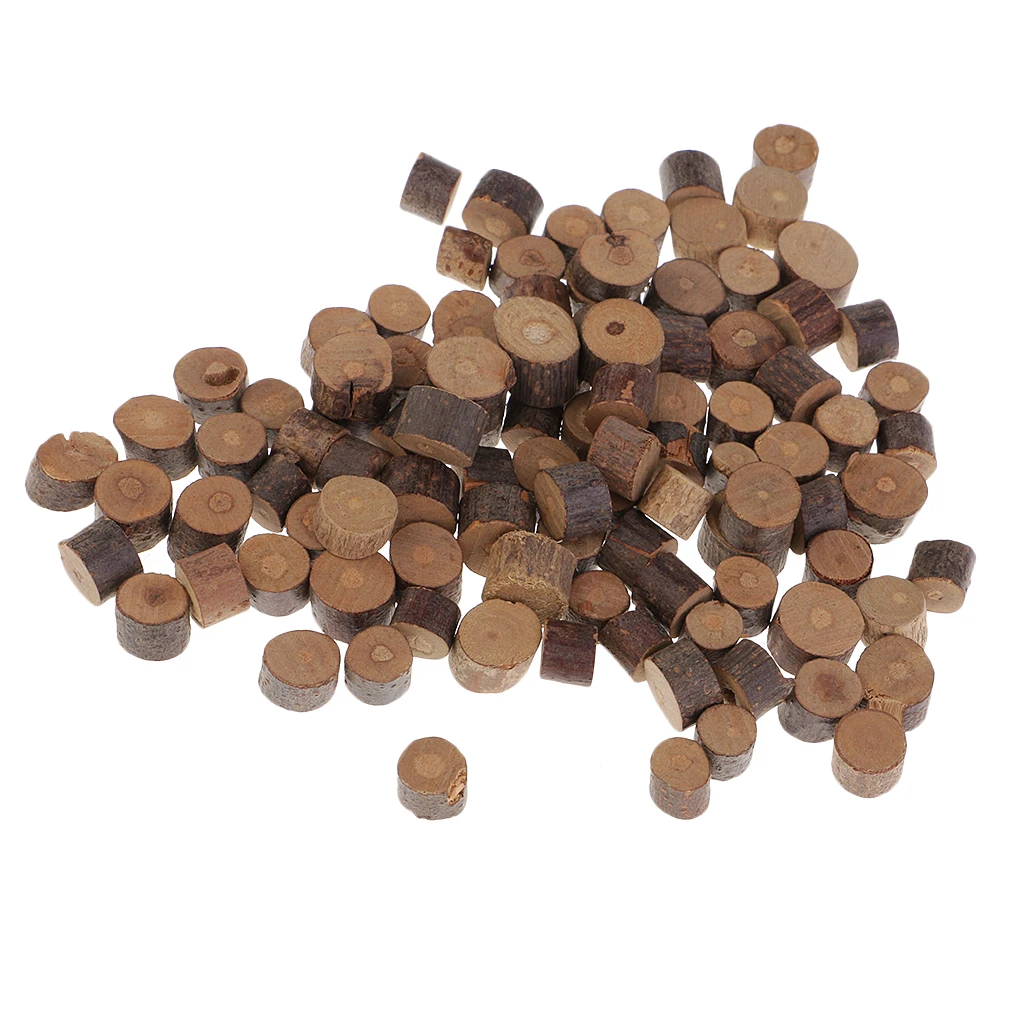Assorted Sizes Rustic Wood Log Slices Discs Cutout Circle Semicircle Wood Disks Crafts Paint Decor For Wedding DIY Decorations
