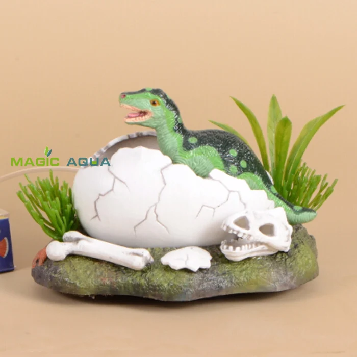 Dinosaur Dynamic Ornament Fish Tank Aquarium Decoration Landscape Free Shippingin Decorations