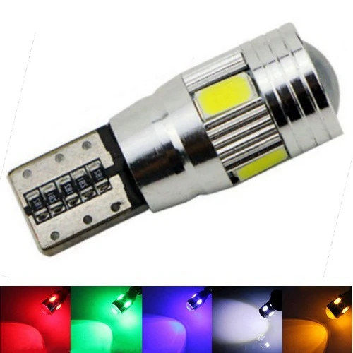 Car Auto T10 LED 194 W5W Canbus 6 SMD 5630 5730 Light Bulb No error led parking light Error univera car | Автомобили и мотоциклы