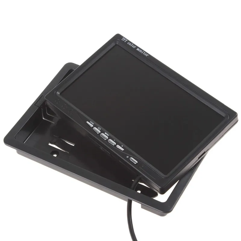 

Auto 7 Inch 4 Channels Input Remote Control Use 4 Split Screen Car Monitor For Bus Motorhome Boat Car And Cctv Security System