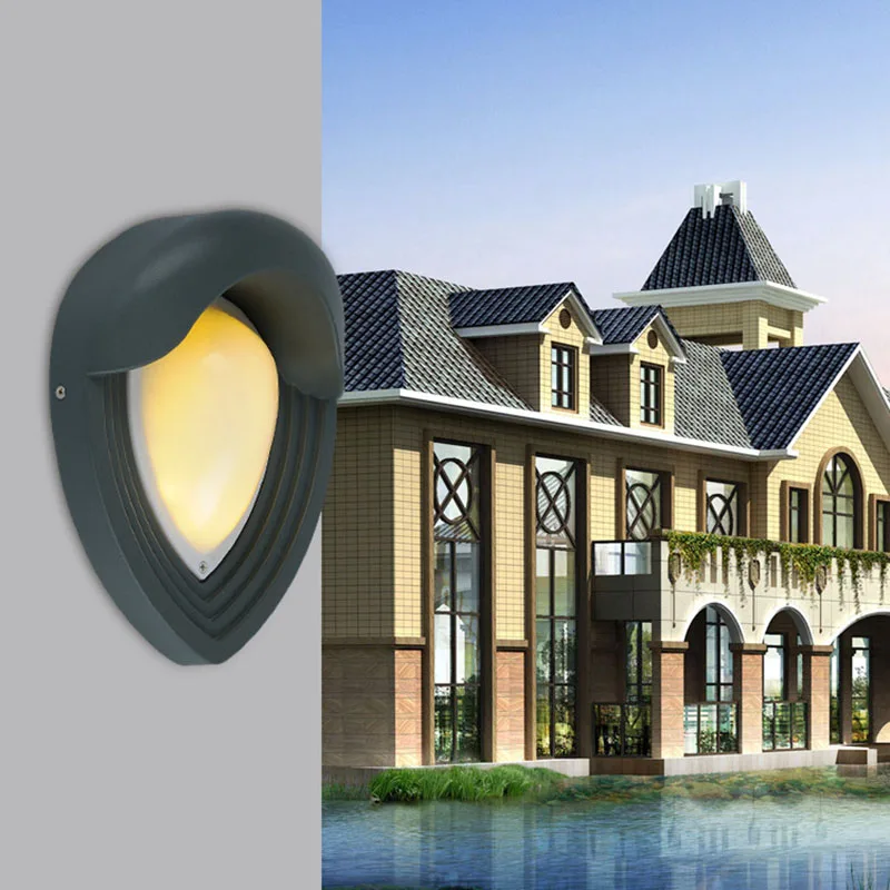 

6W Led Wall Sconces Wall Lights Waterproof Surface Mounted Outdoor Retro Lamp for Hallway Garden Yard Fence Stairs Step
