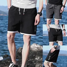 Шорты мужские Новые Летние повседневные свободные пояса на шнурке хлопковые пеньковые шорты Modis Pantalones Cortos короткие Masculino