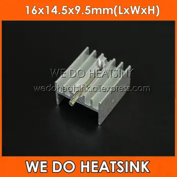 

WE DO HETSINK 15pcs 16x14.5x9.5mm Extrusion Aluminum Heat Sink TO-220/TO220 Heatsink