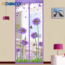 ADQCKLY Летние анти-москитные Насекомые Муха ошибка шторы магнитная сетка дверь сетка высокая плотность закрывание двери экран кухонные шторы