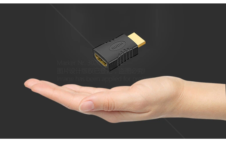 AUN HDMI разъем Мужской к HDMI Женский адаптер(дополнительно HDMI разъем Женский к HDMI Женский адаптер) для 1080P HDTV PC проектор