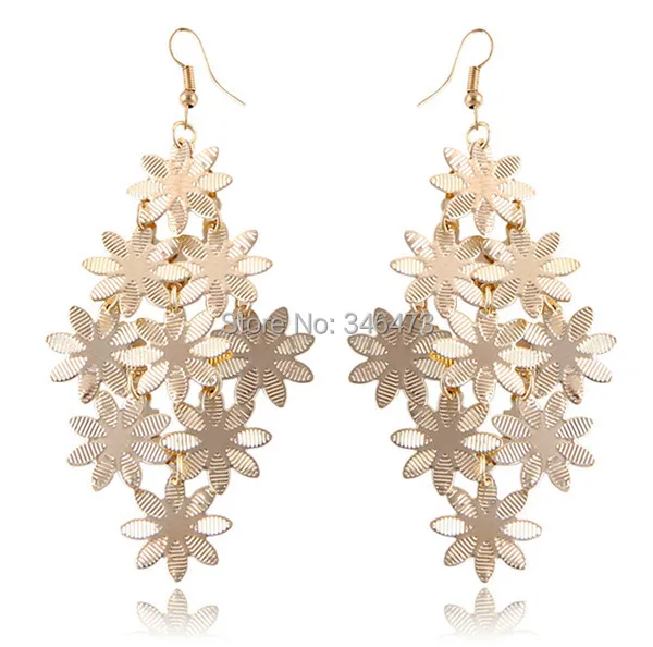 2017 Arabic Designs New Model Leaf Shape Fashion Fake Gold 2017 Arabic Designs New Model Leaf Shape Fashion Fake Gold Earring For Gift
