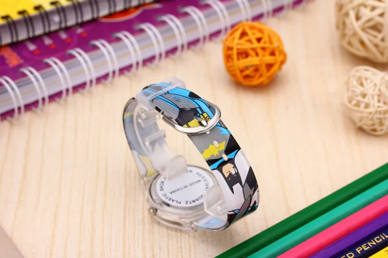 2019 кварцевые наручные часы Relogio дети мультфильм Batmen часы водостойкие красивые часы для студентов Мальчик Дети часы подарки