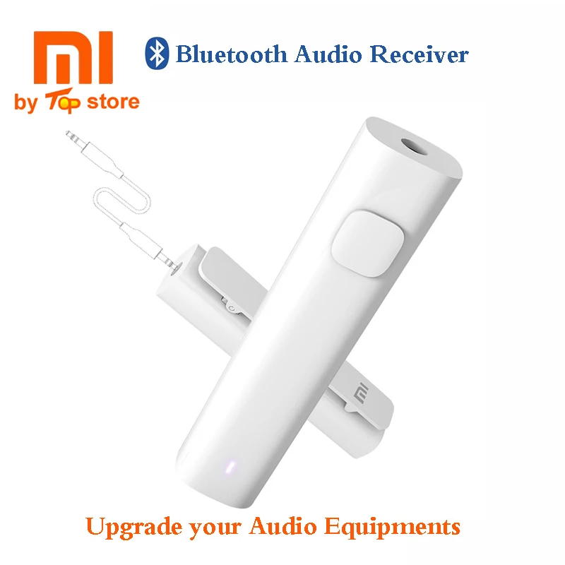 Оригинальный Xiaomi Bluetooth 4 2 беспроводной аудиоресивер адаптер с 3 5 мм AUX музыка для
