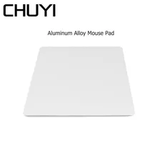CHUYI Aluminum Alloy Metal Slim Game Mouse Pad PC Computer Laptop Gaming Mousepad for Apple MacBook Pro Magic Xiaomi Mice