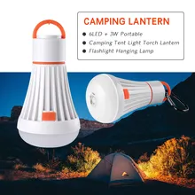 Aaa 18650 lanterna led 4 modos abs 6led + 3 w barraca de acampamento portátil luz tocha lanterna pendurado lâmpada led tarefa iluminação