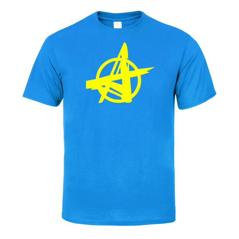 Alice Music Rock Blank T-Shirt Men Short Sleeve Tshirts Solid Cotton Homme Tee Shirt 3XL Summer Men Clothings Plus Size