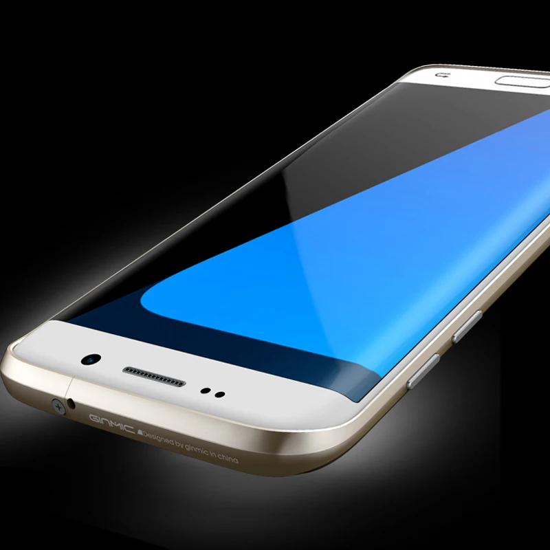 Luxury Original Brand Ginmic Aluminum Metal Bumper For samsung galaxy S7 Edge S8 Plus Case Column