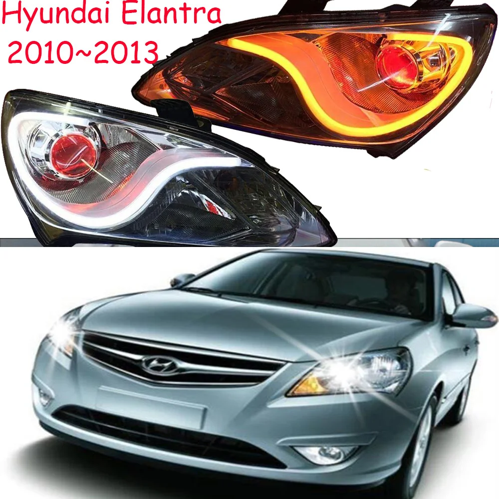 Бампер лампа для фары автомобиля Hyundai Elantra 2010 ~ 2013 Светодиодная подсветка DRL