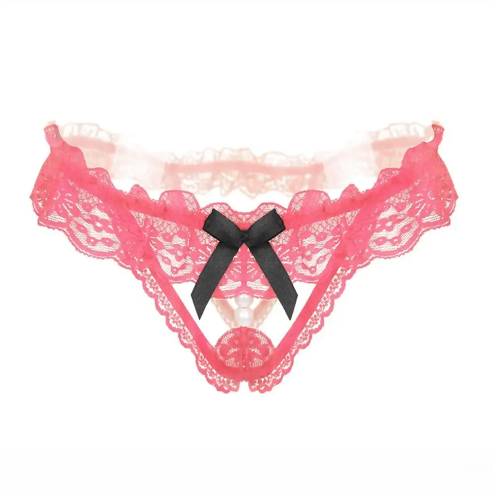 

Lady's G-string Sexy Underwear With Smooth Massage Pearl Ball