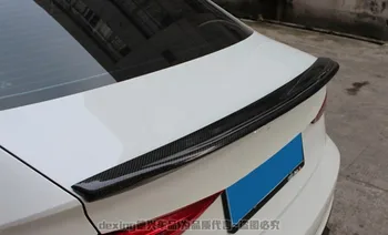 

HLONGQT Carbon Fiber Spoiler For Audi A3 S3 RS3 2014.2015.2016.2017 High Quality Car Rear Wing Spoilers Auto Accessories