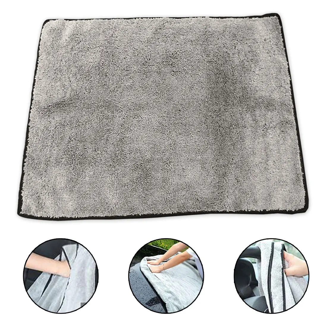 

Auto Care 30*40cm Detailing Ultra Soft Microfiber Cloth Car Wash Beauty Special Wax Towel Car Not Lint Water Car Cleaning Tool