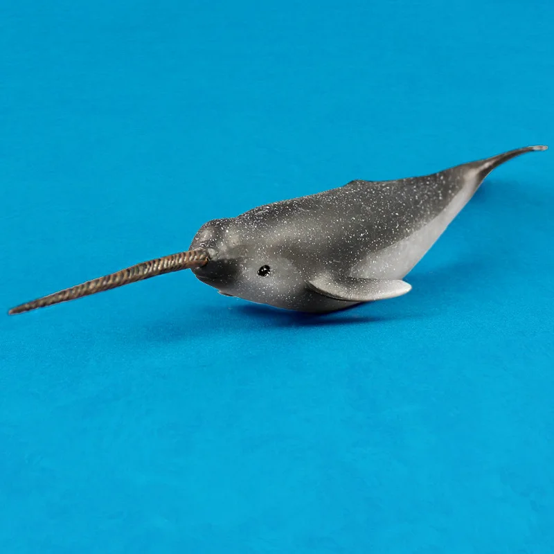 narwhal plastic figurine