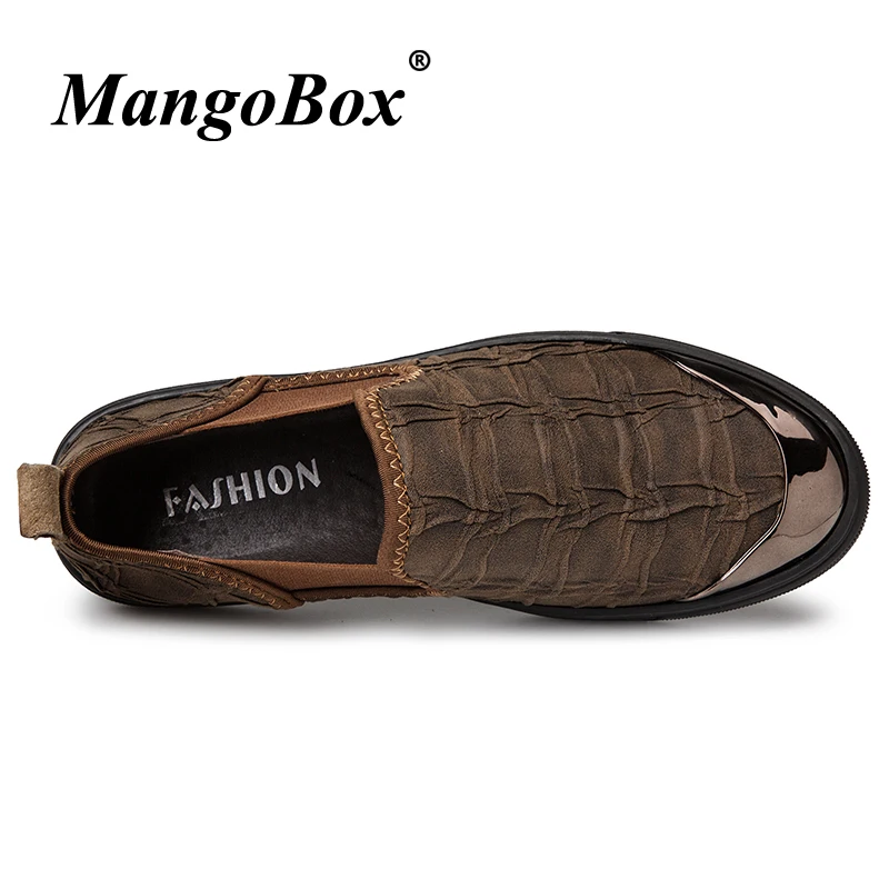 Shoes Mocassins light On Outono De Borracha Mens Brown Homens Slip Fundo Primavera Cáqui Luz khaki Sapatos Casuais Homem Masculina Plana Marrom Black Moda q48OOw